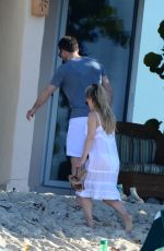 GEORGIE THOMPSON on Honeymoon on the Beach in Caribbean
