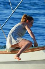 GERI HALLIWELL on Vacation in St. Lucia