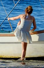 GERI HALLIWELL on Vacation in St. Lucia
