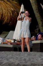 GERI HALLIWELL on Vacation in St. Lucia
