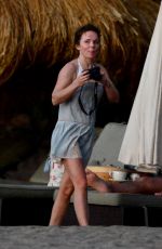GERI HALLIWELL on Vacation in St. Lucia