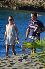 GERI HALLIWELL on Vacation in St. Lucia