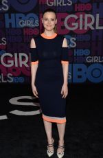 GILLIAN JACOBS at Girls Season 4 Premiere in New York