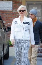GWEN STEFANI Leaves an Acupuncture Session in Los Angeles