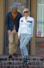 GWEN STEFANI Leaves an Acupuncture Session in Los Angeles