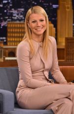 GWYNETH PALTROW at The Tonight Show with Jimmy Fallon in New York