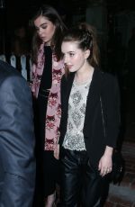 HAILEE STEINFELD and KAITLYN DEVER  Arrives at The Ivy in Los Angeles