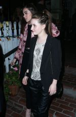 HAILEE STEINFELD and KAITLYN DEVER  Arrives at The Ivy in Los Angeles
