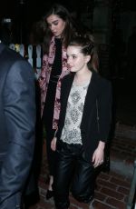 HAILEE STEINFELD and KAITLYN DEVER  Arrives at The Ivy in Los Angeles