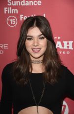 HAILEE STEINFELD at Ten Thousand Saints Premiere at 2015 Sundance Film Festival