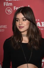 HAILEE STEINFELD at Ten Thousand Saints Premiere at 2015 Sundance Film Festival