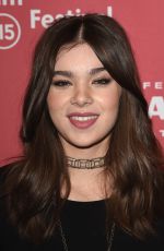 HAILEE STEINFELD at Ten Thousand Saints Premiere at 2015 Sundance Film Festival