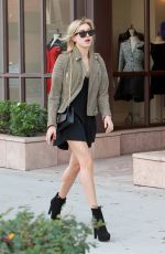 HAILEY BALDWIN in Short Skir Out in West Hollywood 2201