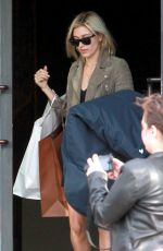 HAILEY BALDWIN in Short Skir Out in West Hollywood 2201