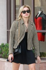 HAILEY BALDWIN in Short Skir Out in West Hollywood 2201