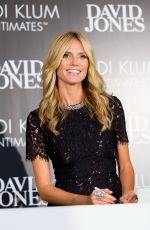 HEIDI KLUM at Intimates Collection Launch in Sydney