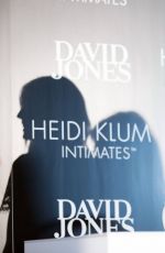 HEIDI KLUM at Intimates Collection Launch in Sydney