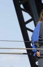 HEIDI KLUM at Sydney Harbour Bridge in Sydney