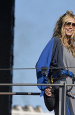 HEIDI KLUM at Sydney Harbour Bridge in Sydney