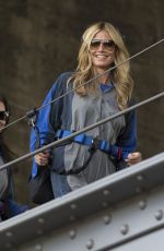 HEIDI KLUM at Sydney Harbour Bridge in Sydney