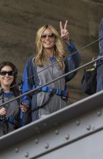 HEIDI KLUM at Sydney Harbour Bridge in Sydney