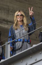 HEIDI KLUM at Sydney Harbour Bridge in Sydney