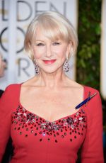 HELEN MIRREN at 2015 Golden Globe Awards in Beverly Hills