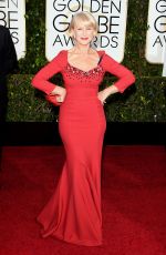 HELEN MIRREN at 2015 Golden Globe Awards in Beverly Hills
