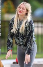 HILARY DUFF at Coldwater Canyon Park in Beverly Hills 2301