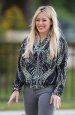 HILARY DUFF at Coldwater Canyon Park in Beverly Hills 2301
