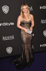 HILARY DUFF at Instyle and Warner Bros Golden Globes Party in Beverly Hills