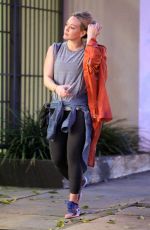 HILARY DUFF Leaves a Gym in West Hollywood 1201