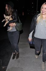 HILARY DUFF Leaves Zinque Restaurant in West Hollywood 2901