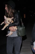 HILARY DUFF Leaves Zinque Restaurant in West Hollywood 2901