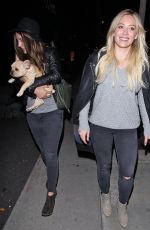 HILARY DUFF Leaves Zinque Restaurant in West Hollywood 2901