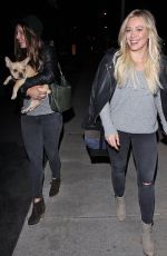 HILARY DUFF Leaves Zinque Restaurant in West Hollywood 2901