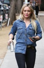 HILARY DUFF Out and About in West Hollywood 2901