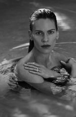 HILARY SWANK in Interview Magazine, Germany February 2015 Issue