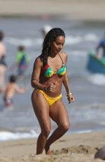 JADA PINKETT SMITH in Bikini on the Beach in Hawaii