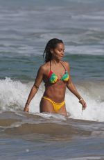 JADA PINKETT SMITH in Bikini on the Beach in Hawaii