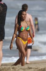 JADA PINKETT SMITH in Bikini on the Beach in Hawaii