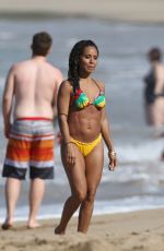 JADA PINKETT SMITH in Bikini on the Beach in Hawaii
