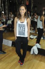 JAMIE CHUNG at Aerie Celebrates Anniversary of #aeriereal at Davidbartongym in New York