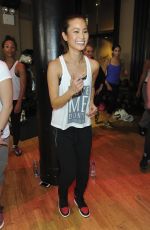 JAMIE CHUNG at Aerie Celebrates Anniversary of #aeriereal at Davidbartongym in New York