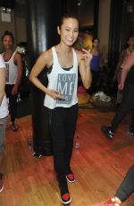 JAMIE CHUNG at Aerie Celebrates Anniversary of #aeriereal at Davidbartongym in New York