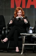 JANUARY JONES at Mad Men Panel TCA Press Tour in Pasadena