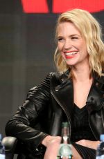 JANUARY JONES at Mad Men Panel TCA Press Tour in Pasadena