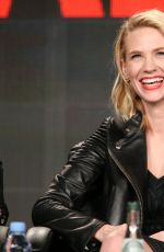 JANUARY JONES at Mad Men Panel TCA Press Tour in Pasadena