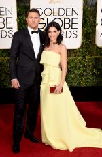 JENNA DEWAN at 2015 Golden Globe Awards in Beverly Hills