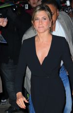 JENNIFER ANISTON Arrives at The Daily Show with Jon Stewart in New York